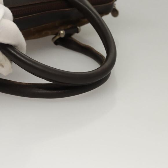 CELINE C Sulky Hand Bag Canvas Brown Gold - Picture 8 of 13